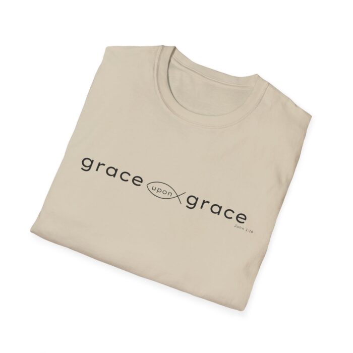 Grace upon grace shirt, grace shirt, Christian shirt, unisex style shirt, bible verse shirt, retro shirt, gift for her, faith, grow in grace - Image 8