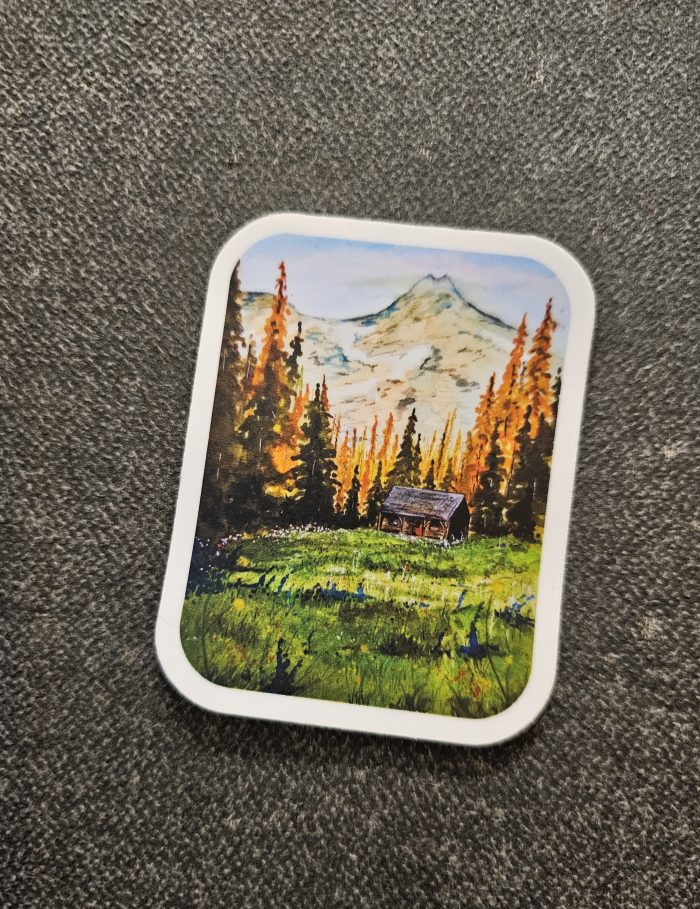Wild Flowers and Larch sticker