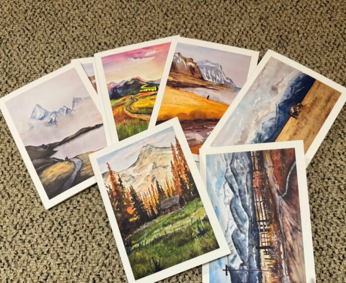 Custom Watercolor Greeting Cards